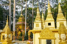 Vinh Long compte aujourd’hui 156 pagodes khmères, dont l’architecture remarquable reflète à la fois la spiritualité et l’héritage religieux des habitants. Photo : laodong.