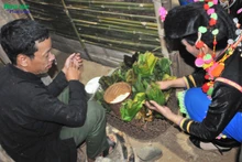 La fête du nouveau riz constitue un rituel agricole important chez les Si La, célébré lorsque les premiers grains de riz de la saison parviennent à pleine maturité. Photo : baodantoc.