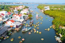 Le village de Cam Thanh figure parmi les 20 plus beaux villages du monde selon Forbes. Photo : laodong.