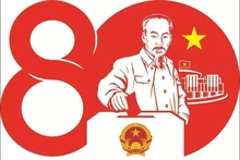Logo commémoratif pour les 80 ans des premières élections législatives au Vietnam. Photo : VNA.