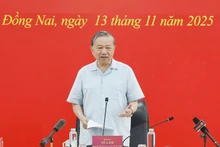 Le secrétaire général du Parti communiste du Vietnam, To Lam. Photo : VNA.