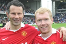 Ryan Giggs et Paul Scholes. Photo : skysports.com