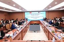 La 9ᵉ session du Dialogue économique de haut niveau Vietnam-France s'est tenue le 6 novembre à Hanoï. Photo : NDEL.