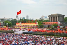 Lors de la célébration du 80ᵉ anniversaire de la Fête nationale du Vietnam (2 septembre). Photo : NDEL.