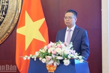 L’ambassadeur du Vietnam en Chine, Pham Thanh Binh, lors de l'évènement. 