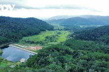Une vue aérienne de Kon Ka Kinh. Photo : VOV.