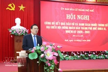 Nguyen Quang Tuan, vice-président permanent du Conseil populaire municipal et vice-président de la Commission électorale de la ville de Hue. Photo: VNA