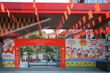 Bureau de vote n°1 du quartier de Tay Ho, à Hanoï. Photo: VNA