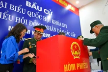 Les urnes sont prêtes pour la journée électorale. (Photo : THE DAI)