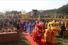 Ouverture de la fête printatière du site de Yen Tu. Photo : VNA.