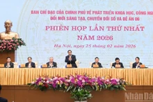 Le PM préside la réunion du Comité directeur gouvernemental sur le développement scientifique et technologique, l’innovation, la transformation numérique et le Projet 06