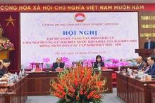 Des délégués participent à la conférence. Photo : VNA