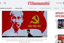 Illustration de l’article publié par L’Humanité le 23 janvier sur le XIVᵉ Congrès du Parti communiste vietnamien. Source: baotintuc