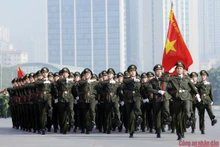 Les forces de la Police populaire vietnamienne sont prêtes à se déployer pour assurer la protection du XIVe Congrès du Parti