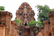La tour de la déesse Bà Pô Nagar, à Khanh Hoa. Photo : VNA/CVN.