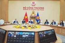 La Conférence spéciale des ministres de l’Économie de l’ASEAN sur les négociations pour la révision et la mise à niveau de l'ATIGA. Photo : congthuong.vn