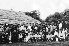 L'École de journalisme Huynh Thuc Khang, en 1949. Photo: Musée du Journalisme du Vietnam