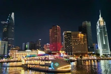 Croisière sur la rivière Saigon. Photo : CTV/CVN.