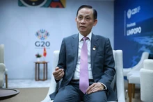 Le ministre des Affaires étrangères, Le Hoai Trung. Photo : VGP.