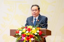 Le président de l'Assemblée nationale, Tran Thanh Man, préside la Conférence de bilan sur le travail de prévention et de lutte contre la corruption, le gaspillage et les phénomènes négatifs