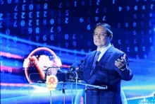 Le Premier ministre Pham Minh Chinh s'exprime lors d'un événement sur la transformation numérique. Photo : VNA/CVN.
