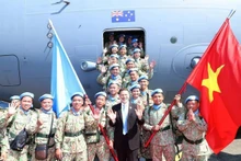 Casques bleus vietnamiens. Photo: VNA
