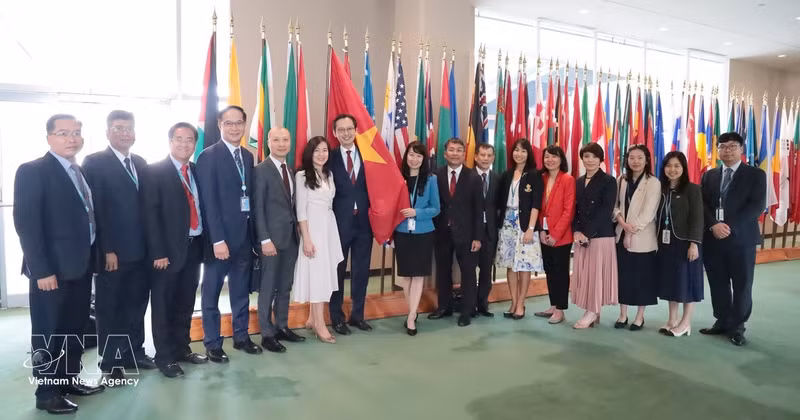 La présence, pour la première fois, d’un représentant vietnamien au Tribunal international du droit de la mer. Photo: VNA 