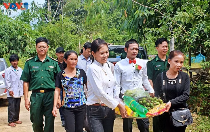 Les offrandes sont simples. Photo: VOV