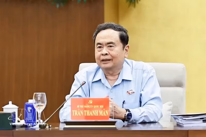 Le président de l'Assemblée nationale (AN), Tran Thanh Man. Photo : VNA.