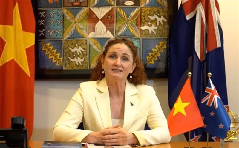L’ambassadrice de Nouvelle-Zélande au Vietnam, Caroline Beresford. Photo : VNA.