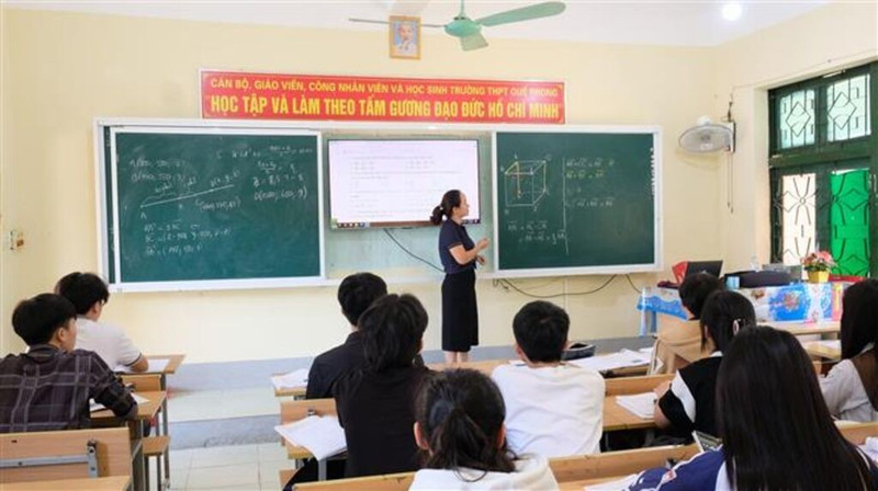 Le secteur éducatif s’engage dans une nouvelle étape de transformation, plus profonde et plus complète. Photo : VNA