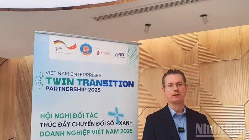 Dennis Quennet, directeur du développement économique durable de l’Organisation allemande de coopération internationale (GIZ). Photo : NDEL