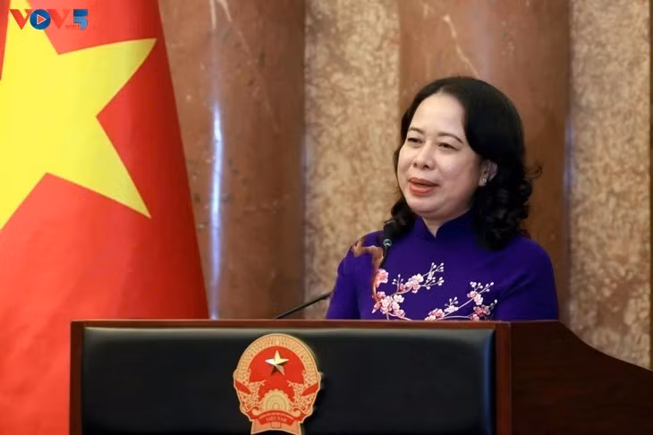 La vice-présidente de la République Vo Thi Anh Xuân. Photo: VOV