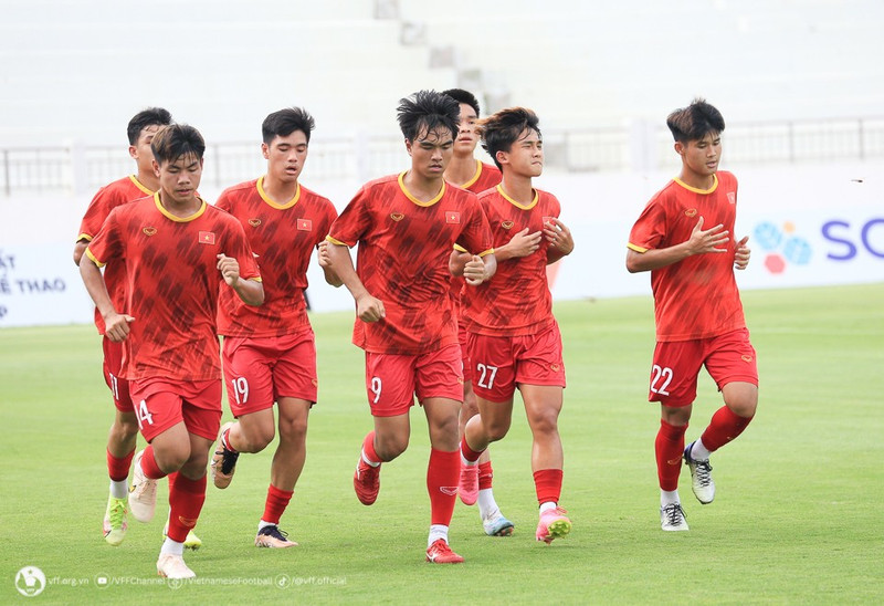 Des jeunes footballeurs vietnamiens. Photo : VFF.