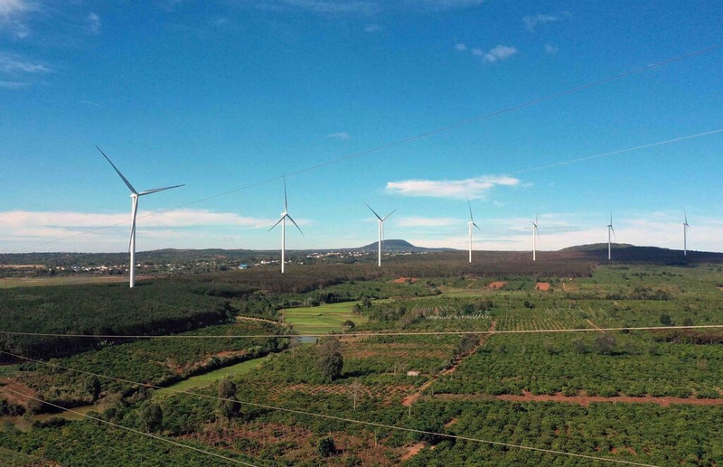 D’ici 2023, les sources d’énergie renouvelables ont représenté 13% de la production totale d’électricité du Vietnam. Photo : VNA