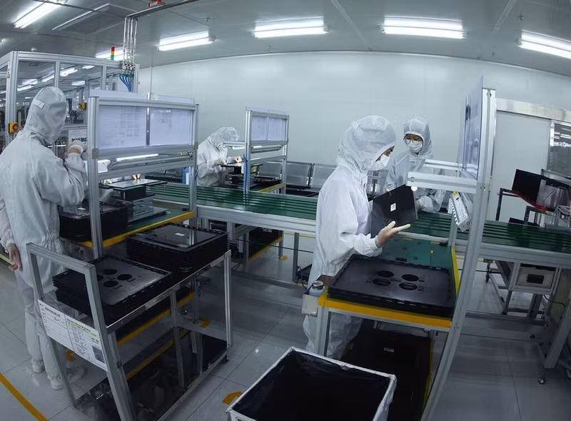 Le Vietnam se trouve dans le Top 10 des plus grands exportateurs mondiaux d'électronique. Photo : VNA