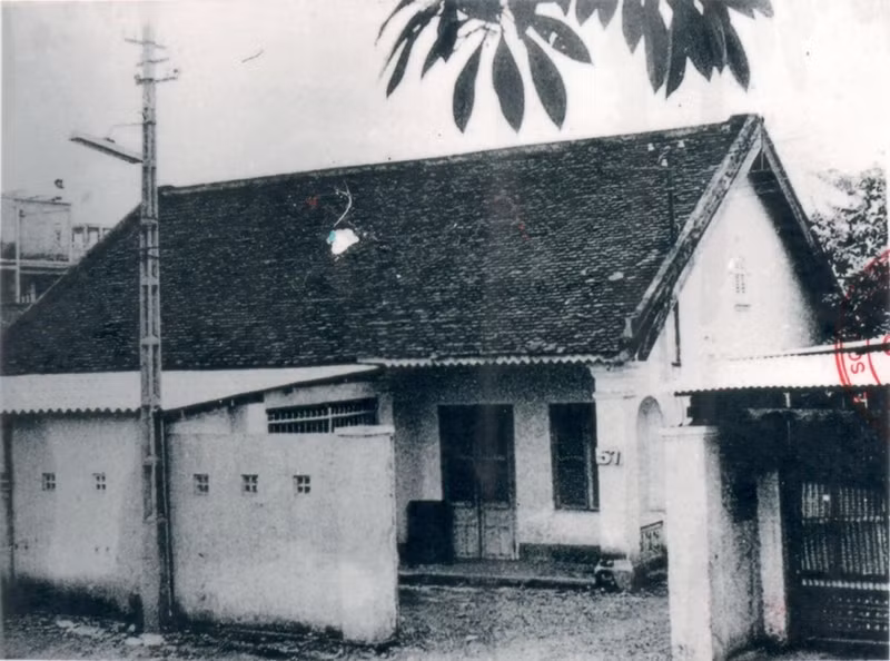 Siège du Comité provincial de l'insurrection de Dak Lak en 1945. Photo : Musée de Dak Lak