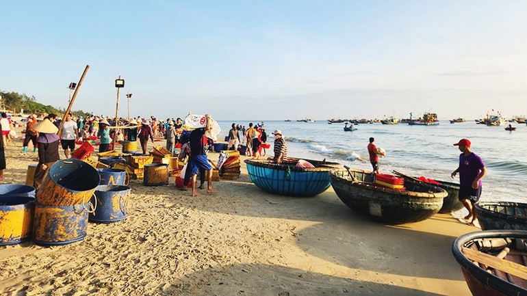 La beauté du marché de Tam Tien. Photo : NDEL