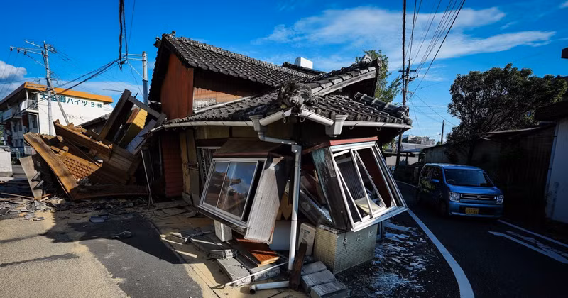 Une maison endommagée après le séisme dans la préfecture de Kumamoto, au Japon, le 29 juillet 2026. Photo : Xinhua. 