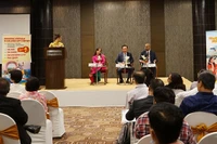 Conférence de promotion touristique vietnamien à New Delhi. Photo : thoidai.com.vn.