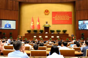 Le secrétaire général du Parti communiste du Vietnam et président vietnamien, To Lam, prononce un discours d'orientation lors de la conférence. (Photo : Dang Khoa)