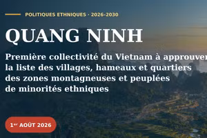 Quang Ninh compte 190 villages, hameaux et quartiers dans les zones montagneuses et peuplées de minorités ethniques