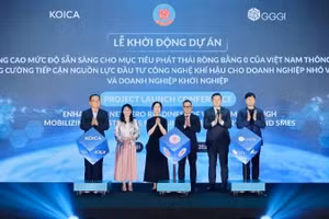 Cérémonie de lancement du projet.