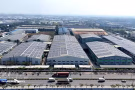 Vue de la zone industrielle Vietnam-Singapore (VSIP), à Hô Chi Minh-Ville. Photo : VNA.