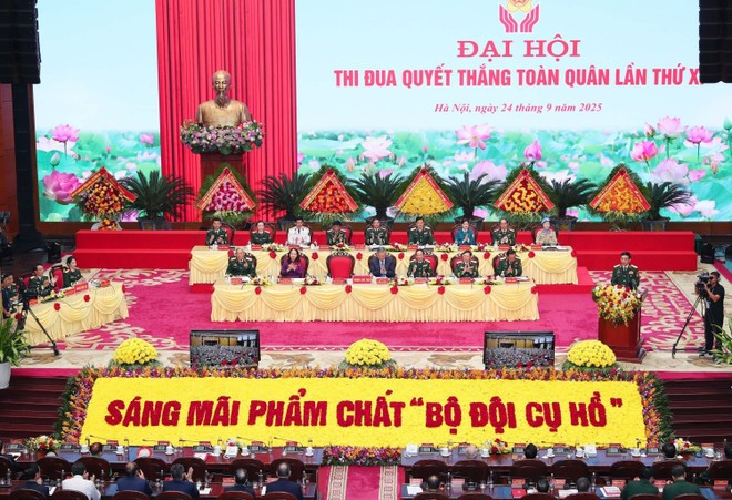 Panorama du 11e Congrès d’émulation de l’Armée populaire du Vietnam pour la période 2020-2025. Photo : VNA. Panorama du 11e Congrès d’émulation de l’Armée populaire du Vietnam pour la période 2020-2025. Photo : VNA.