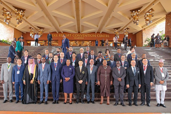 Les chefs des délégations participant à la 63e session de l'Organisation consultative juridique afro-asiatique. Photo : Ministère des Affaires étrangères. Les chefs des délégations participant à la 63e session de l'Organisation consultative juridique afro-asiatique. Photo : Ministère des Affaires étrangères.