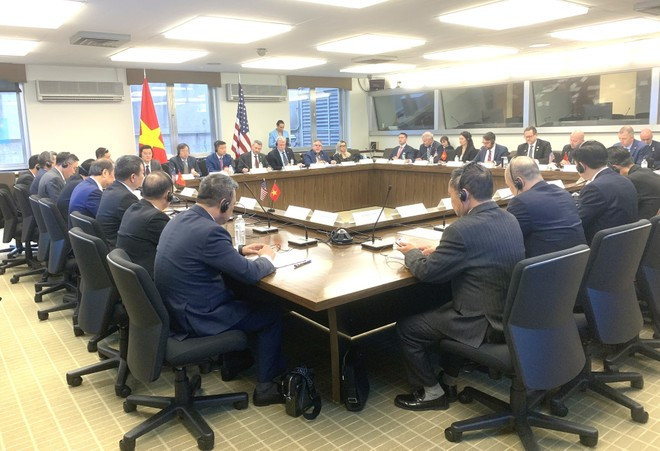 Vue d’ensemble du deuxième dialogue Vietnam-États-Unis sur le maintien de l’ordre et la sécurité, à Washington, le 5 septembre. Photo : VNA. Vue d’ensemble du deuxième dialogue Vietnam-États-Unis sur le maintien de l’ordre et la sécurité, à Washington, le 5 septembre. Photo : VNA.