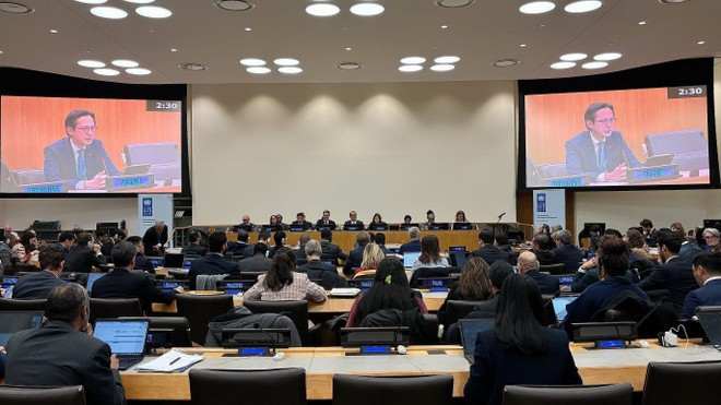 Lors du dialogue. Photo : VNA.