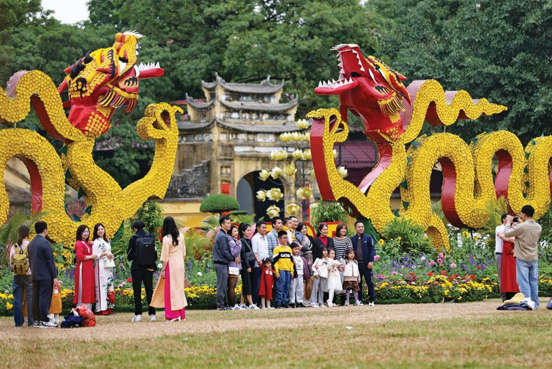 La citadelle impériale de Thang Long, une destination touristique attrayante.