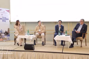 Séance de discussion lors de l'événement Vietnam Innovation Day 2026. Photo : VNA.